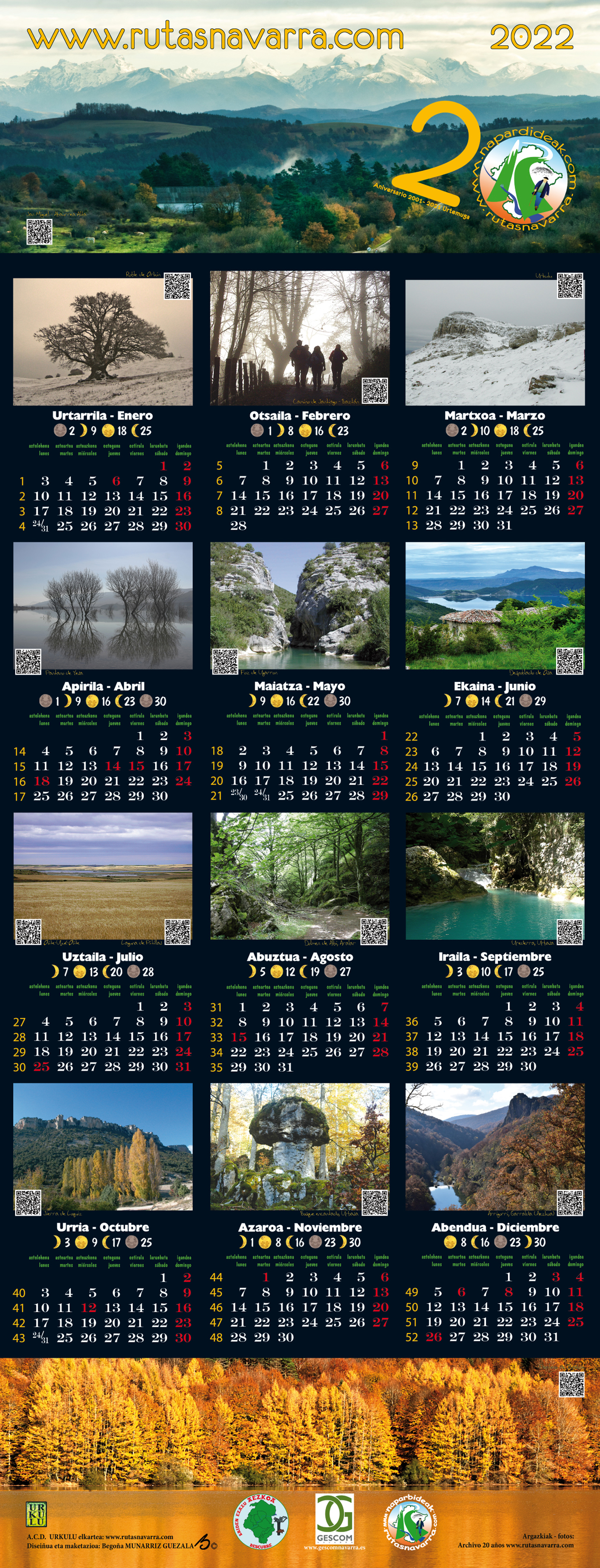Calendario 2022